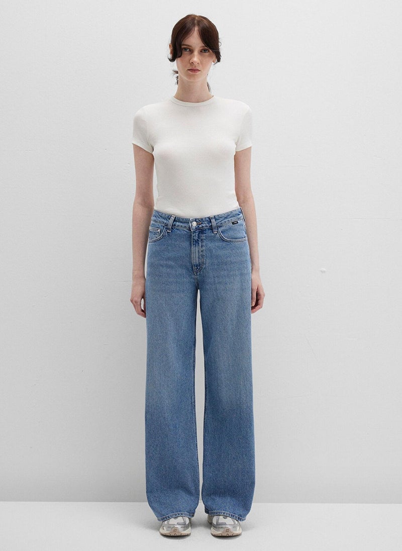 MAVI Malibu Real Blue Grey Jean Pants - Image 4
